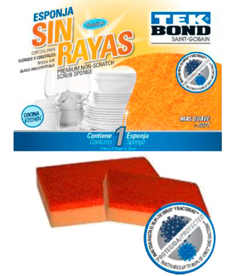 2 Pack X 3 Esponjas Mágica Tekbond Limpieza Quita Manchas