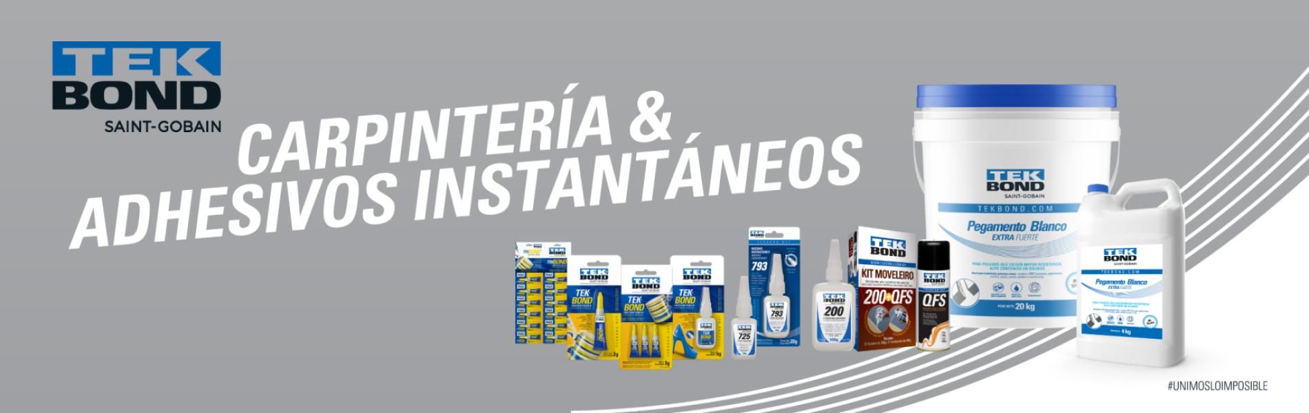 Combo Carpintería y Adhesivos Instantáneos