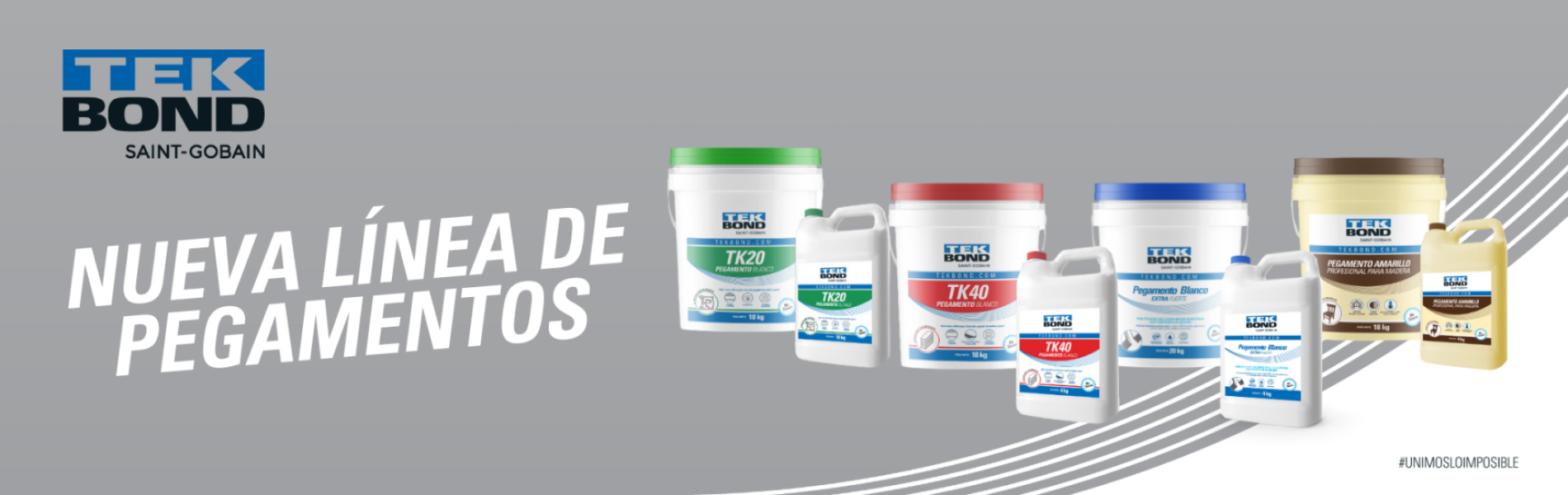 Nueva línea de pegamentos Tekbond